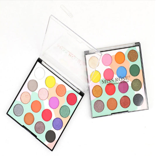 Buy Miss Rose 16 Color Matte And Shimmer Eyeshadow Pallete in Pakistan