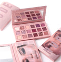 Buy Miss Rose Matte Shimmer Pigmented Waterproof 18 Colors Eye shadow Palette in Pakistan
