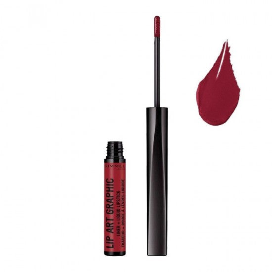Buy Rimmel London Lip Art Graphic Liner & liquid Lipstick - 810 Be Free in Pakistan