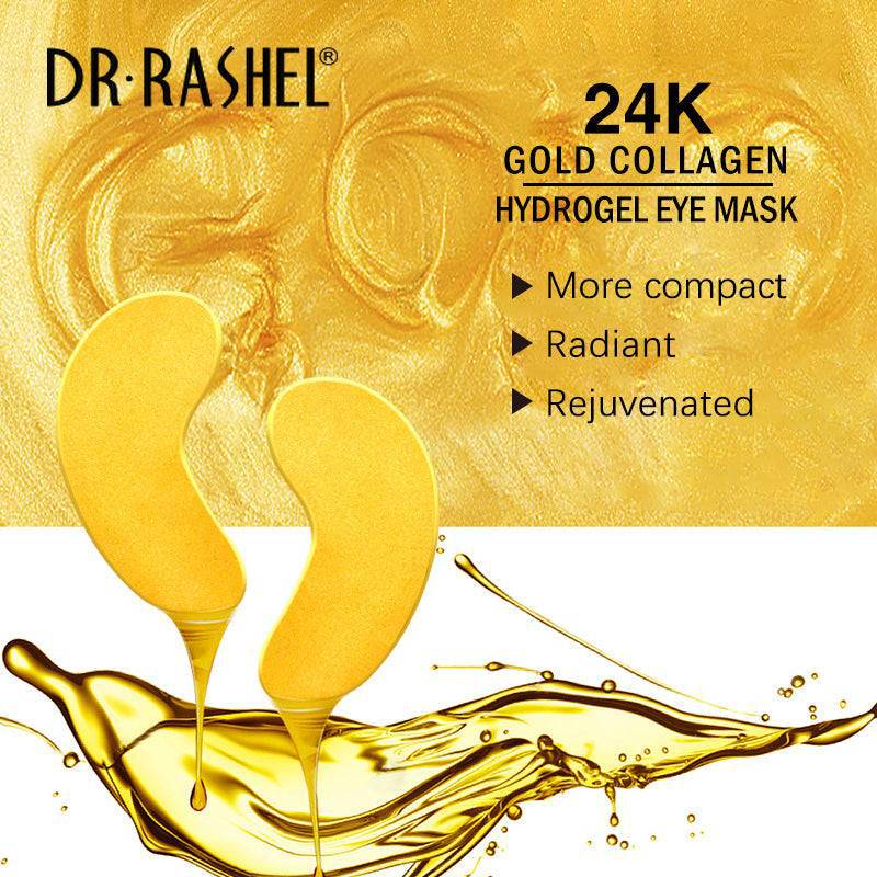 Buy Dr Rashel Hydrogel 24K Gold Eye Mask - 60pcs in Pakistan