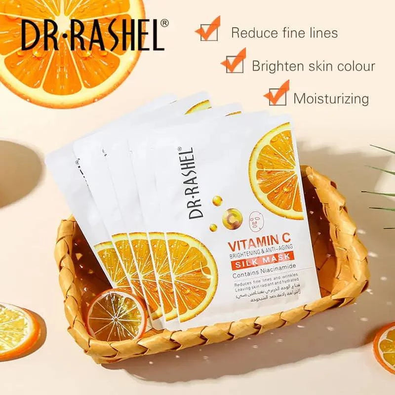 Buy Dr Rashel Vitamin C Brightening & Anti-Aging Silk 1 Mask in Pakistan