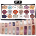Buy Miss Rose 18 Colors Sequins Glitter Powder High Gloss Pearly Eye Shadow Palette in Pakistan