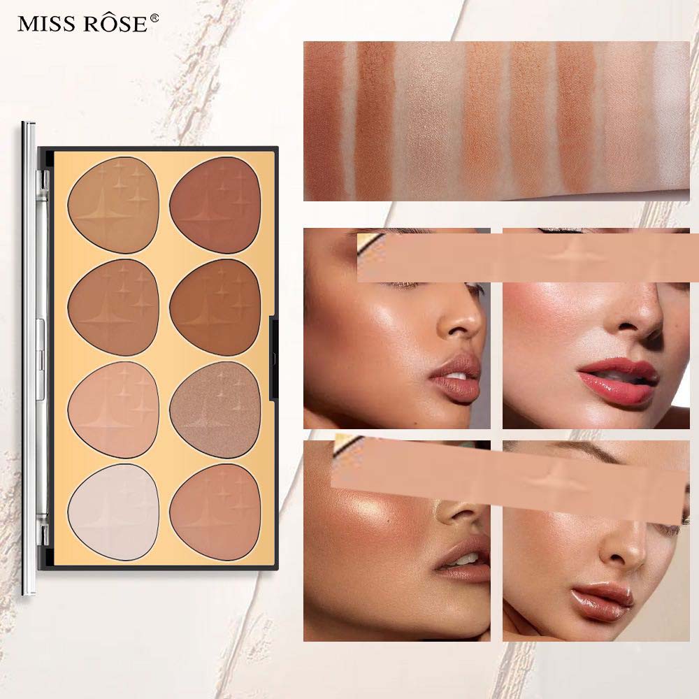 Buy Miss Rose Fashion Contouring Powder Wide Application Brighten Exquisite Face in Pakistan