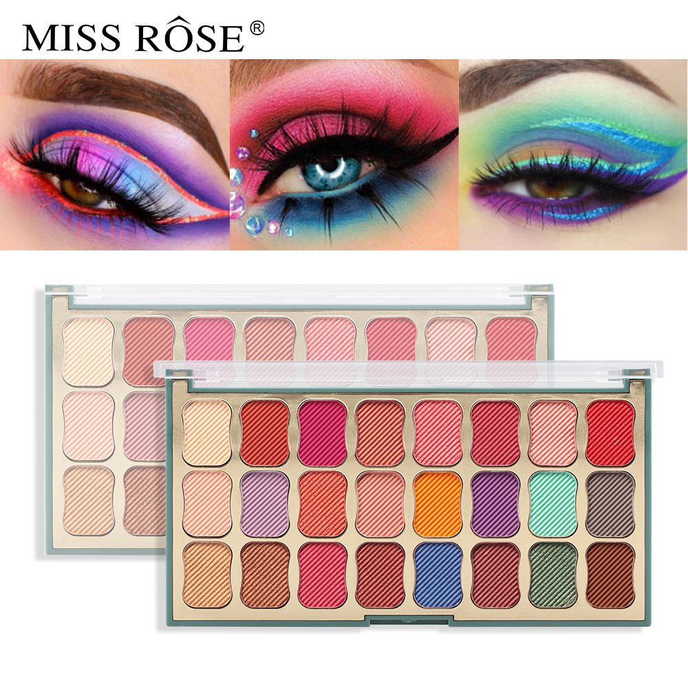 Buy Miss Rose Useful Delicate Highly Pigmented Beauty Sequins Eyeshadow Palette For Party Glitter in Pakistan