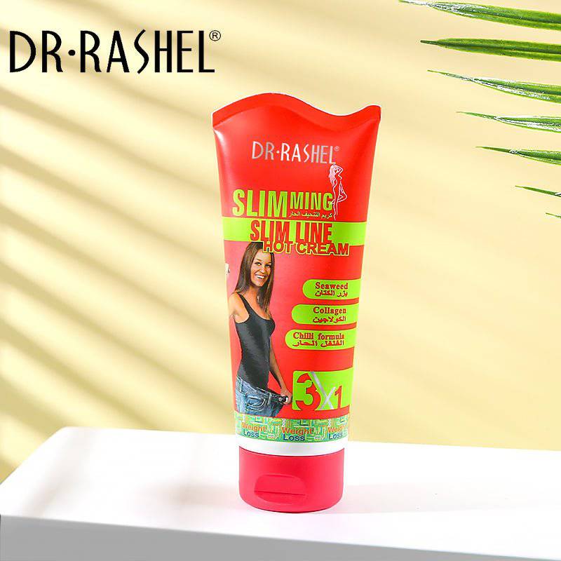Buy Dr Rashel 3 In 1 Chili Slim Line Hot Cream With Seaweed Collagen & Chili Formula For Slim Fit - 150Gm in Pakistan
