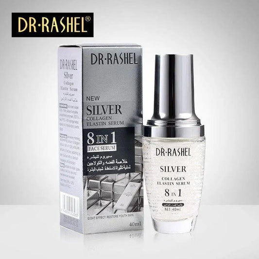 Buy Dr Rashel New 8 In 1 Collagen Elastin Face Serum Silver - 40ml in Pakistan