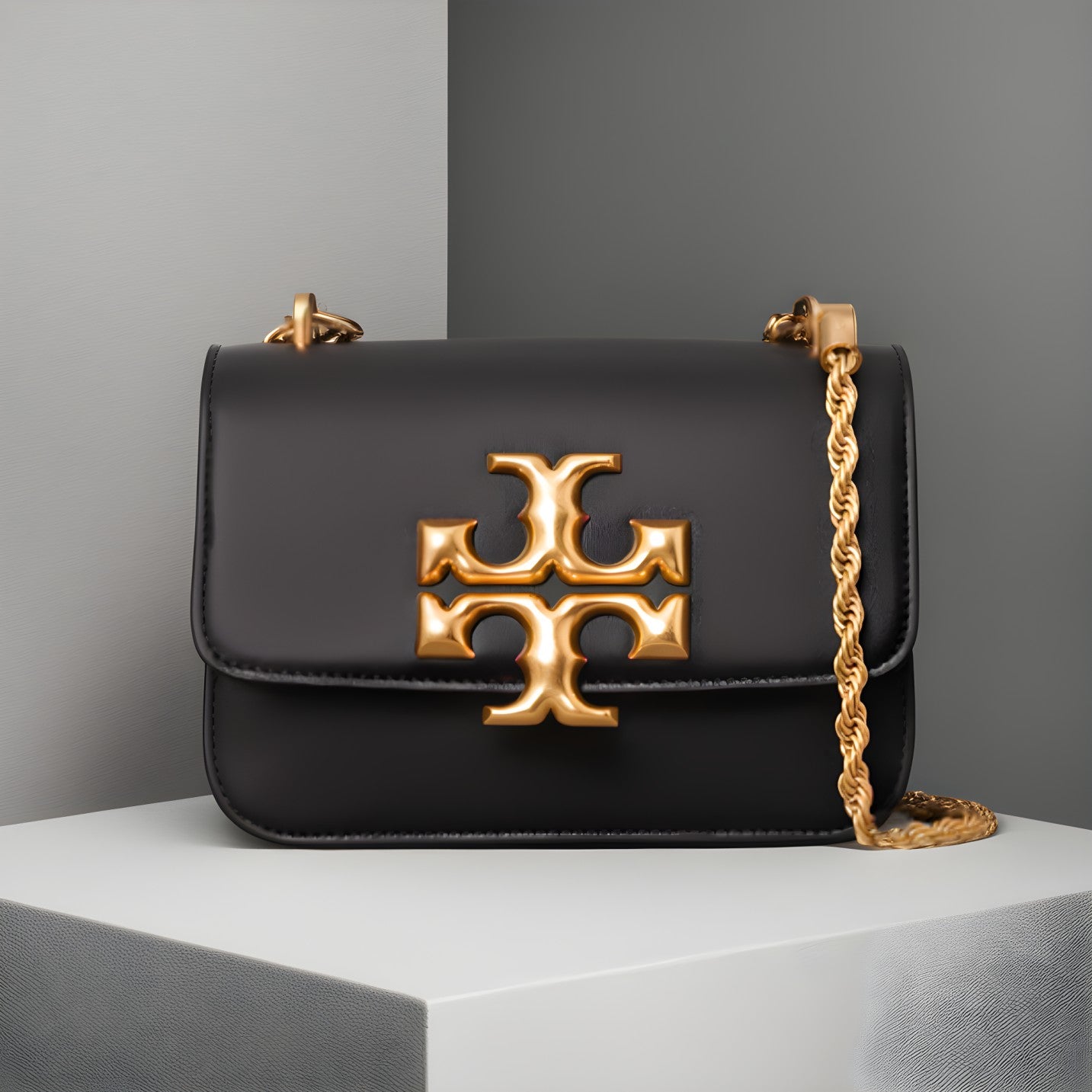 Tory burch black online side bag