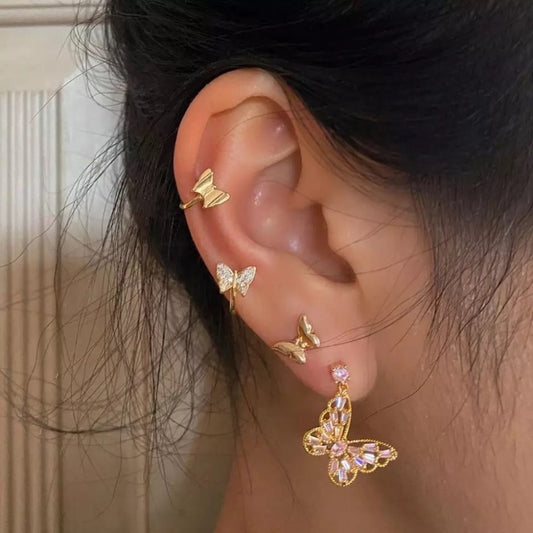 Buy Bling On Jewels Flamingo Farfalla Piercing Set Earrings in Pakistan