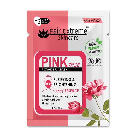 Buy Fair Extreme Pink Rose Powder Mask - 75g in Pakistan