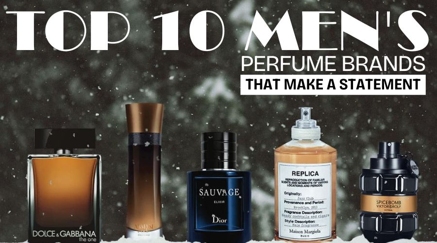 Top 10 Men's Perfume Brands That Make a Statement