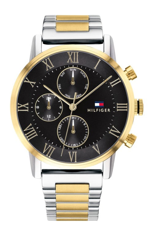 Buy Tommy Hilfiger Mens Quartz Stainless Steel Black Dial 44mm Watch - 1791539 in Pakistan