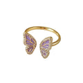 Buy Bling On Jewels Lilac Flutter Ring in Pakistan