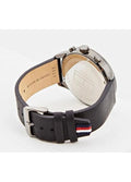 Buy Tommy Hilfiger Chase White Dial Black Leather Strap Watch for Men - 1791489 in Pakistan