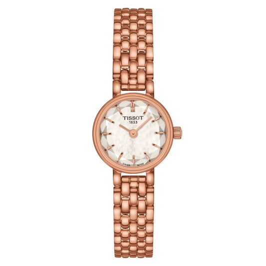 Buy Tissot Women’s Quartz Swiss Made Rose Gold Stainless Steel Mother Of Pearl Dial 20mm Watch T140.009.33.111.00 in Pakistan