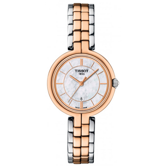 Buy Tissot Women’s Quartz Swiss Made Two-tone Stainless Steel Mother of Pearl Dial 26mm Watch T094.210.22.111.00 in Pakistan