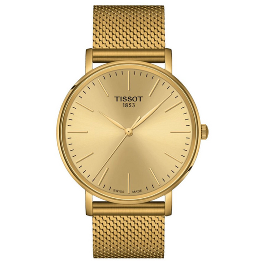 Buy Tissot Men’s Quartz Swiss-Made Gold Stainless Steel Gold Dial 40mm Watch T143.410.33.021.00 in Pakistan