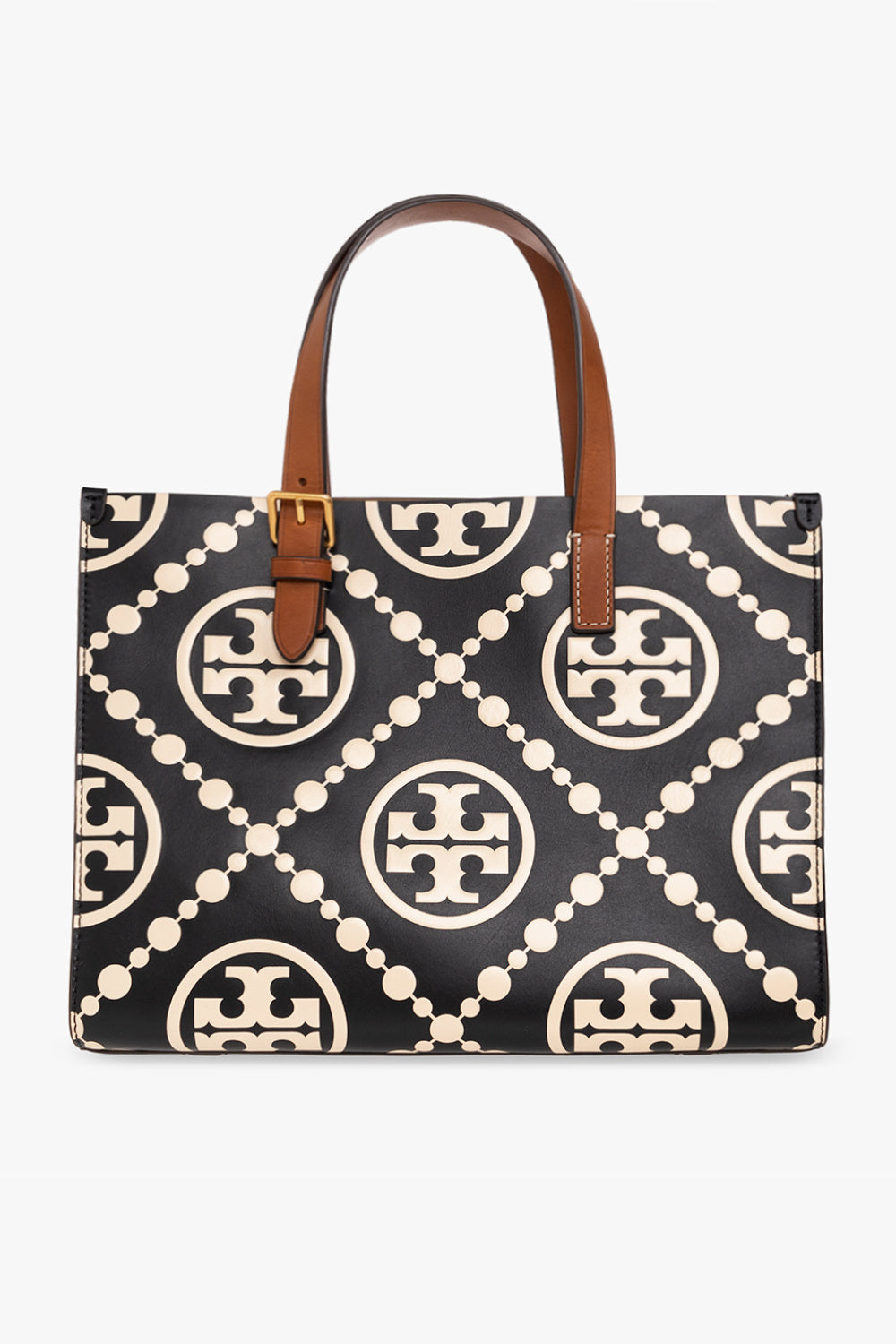 Buy Tory Burch T Monogram Contrast Embossed Tote Bag - Black in Pakistan