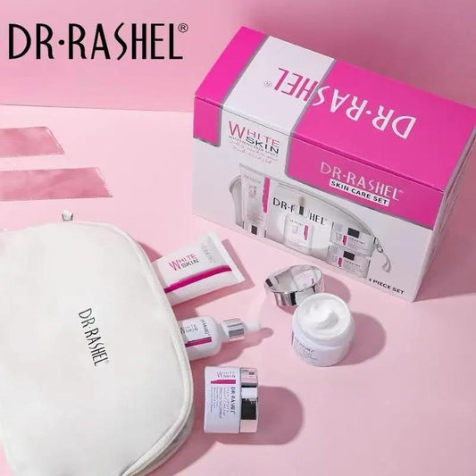 Buy Dr Rashel Skin Care White Skin Whitening Fade Spot 4 Piece Set With Bag in Pakistan