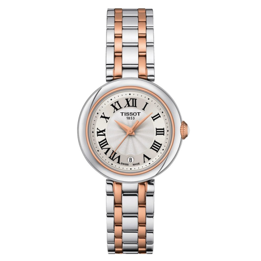 Buy Tissot Women’s Quartz Swiss Made Two-tone Stainless Steel White Dial 26mm Watch T126.010.22.013.01 in Pakistan