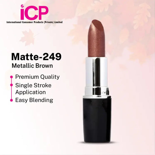 Buy Swiss Miss Lipstick Metallic Brown Matte - 249 in Pakistan
