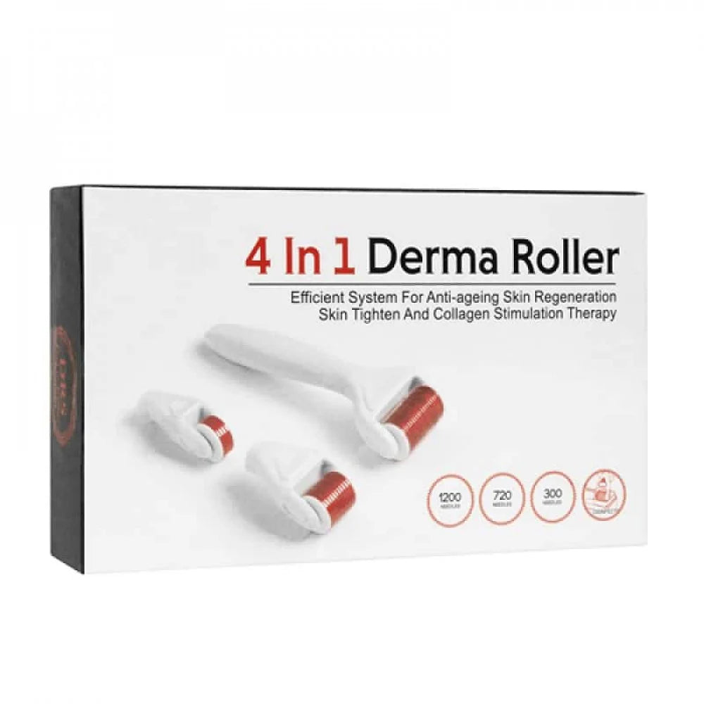 Buy Derma Roller 4 in 1 Skin Care Set in Pakistan