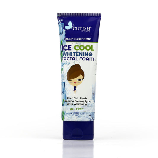 Buy Cutish Ice Cool Deep Cleansing Facial Foam Face Wash in Pakistan
