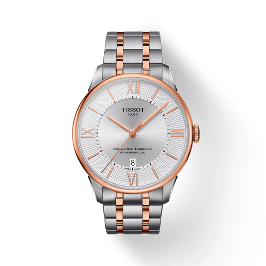 Buy Tissot Men’s Powermatic Swiss-Made Two-tone Stainless Steel Silver Dial 42mm Watch T099.407.22.038.02 in Pakistan