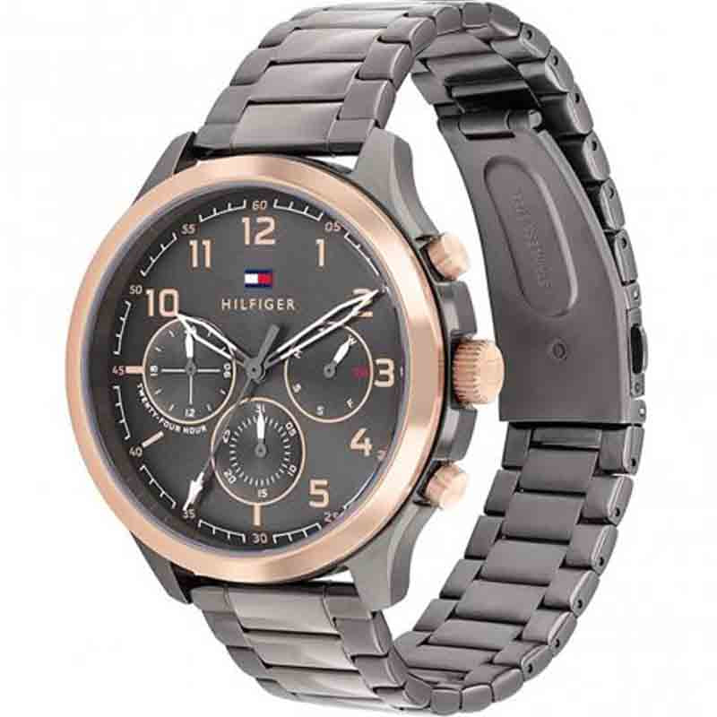 Buy Tommy Hilfiger Mens Quartz Stainless Steel Grey Dial 45mm Watch - 1791871 in Pakistan