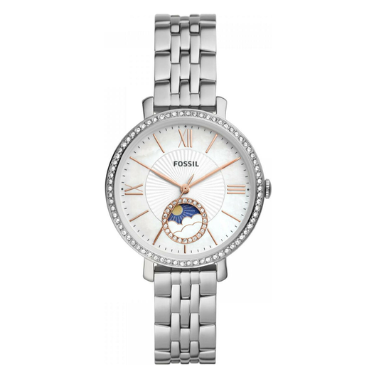 Buy Fossil Women's Quartz Silver Stainless Steel Mother Of Pearl Dial 36mm Watch ES5164 in Pakistan