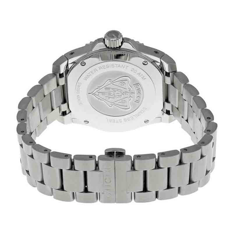 Buy Gucci Men's Swiss Made Quartz Stainless Steel Black Dial 40mm Watch YA136301 in Pakistan