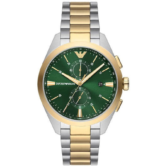 Buy Emporio Armani Men's Quartz Two Tone Stainless Steel Green Dial 43mm Watch AR11511 in Pakistan