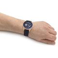 Buy Tommy Hilfiger Mens Quartz Blue Leather Strap Blue Dial 44mm Watch - 1710503 in Pakistan