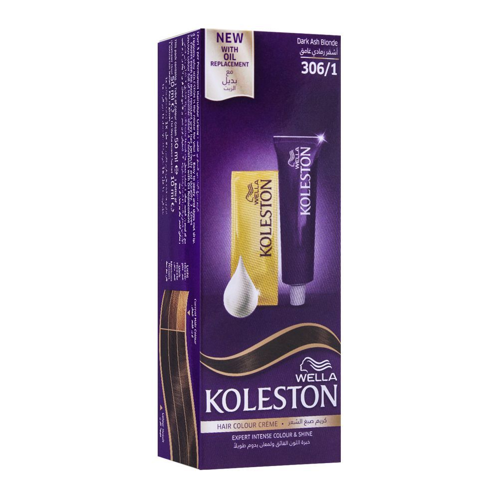 Buy Koleston Single Hair Color - 306/1  Dark Ash Blonde in Pakistan