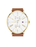 Buy Tommy Hilfiger Womens Quartz Leather Starp Silver Dial 38mm Watch - 1782073 in Pakistan