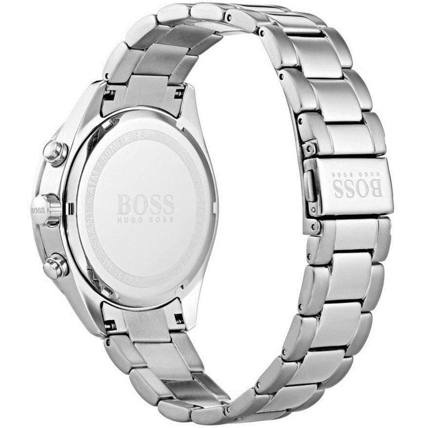 Buy Hugo Boss Mens Chronograph Quartz Stainless Steel White Dial 44mm Watch - 1512962 in Pakistan