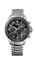 Buy Hugo Boss Mens Chronograph Quartz Stainless Steel Black Dial 44mm Watch - 1513080 in Pakistan