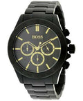 Buy Hugo Boss Mens Chronograph Quartz Stainless Steel Black Watch - 1513278 in Pakistan