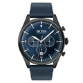 Buy Hugo Boss Pioneer Blue Dial Blue Leather Strap Watch for Men - 1513711 in Pakistan