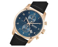 Buy Hugo Boss Mens Quartz Black Leather Strap Blue Dial 44mm Watch - 1513783 in Pakistan