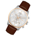 Buy Hugo Boss Mens Quartz Brown Leather Strap Silver Dial 44mm Watch - 1513786 in Pakistan