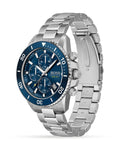 Buy Hugo Boss Mens Quartz Silver Stainless Steel Blue Dial 46mm Watch - 1513907 in Pakistan