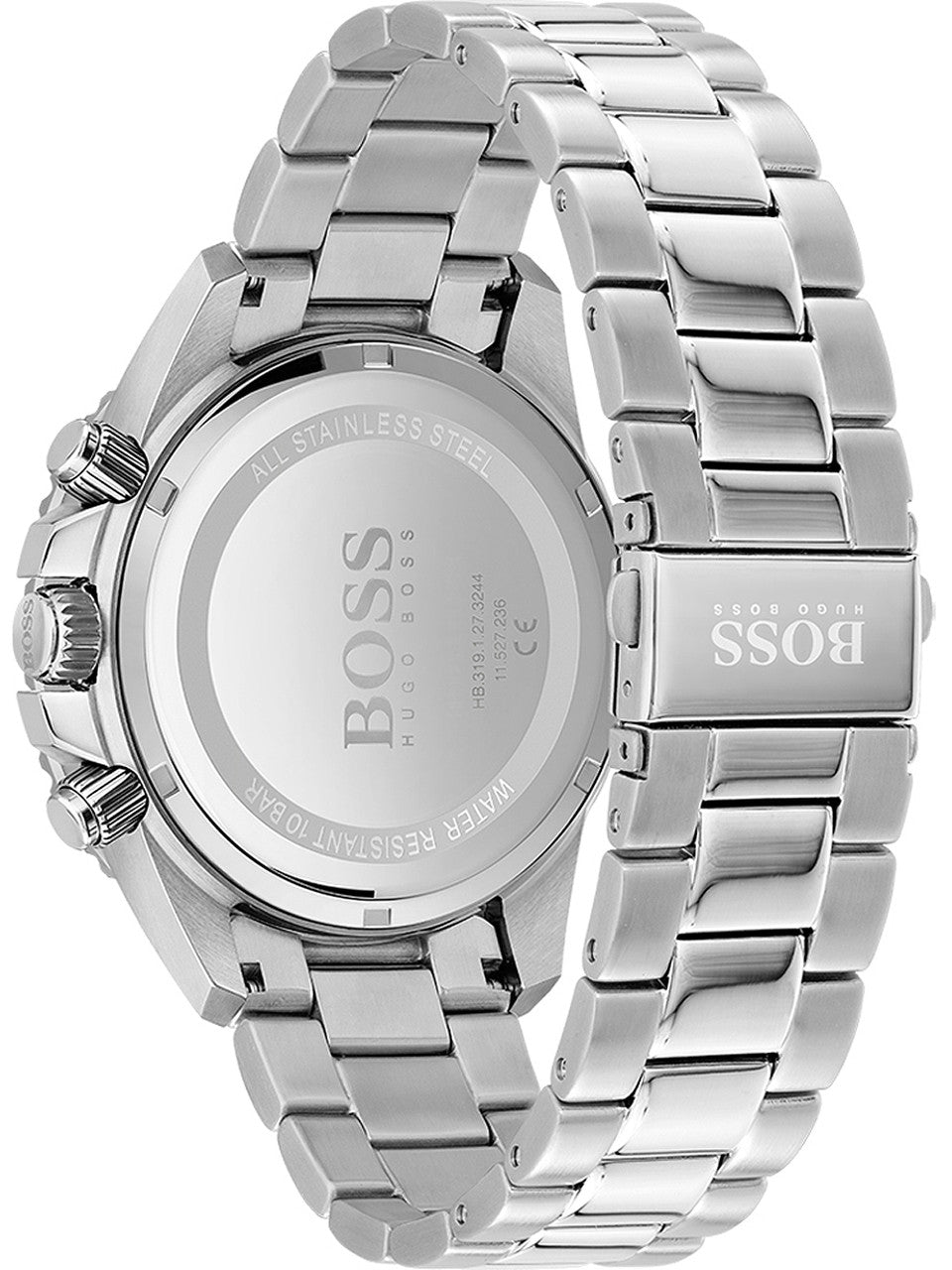 Buy Hugo Boss Mens Quartz Silver Stainless Steel Blue Dial 46mm Watch - 1513907 in Pakistan