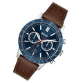 Buy Hugo Boss Allure Quartz Blue Dial Brown Strap Men's Watch - 1513921 in Pakistan