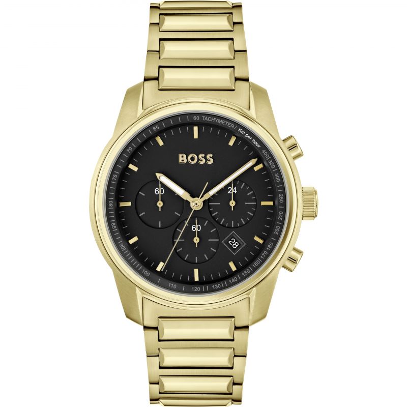 Buy Hugo Boss Men's Chronograph Yellow Gold Stainless Steel Watch 1514006 in Pakistan