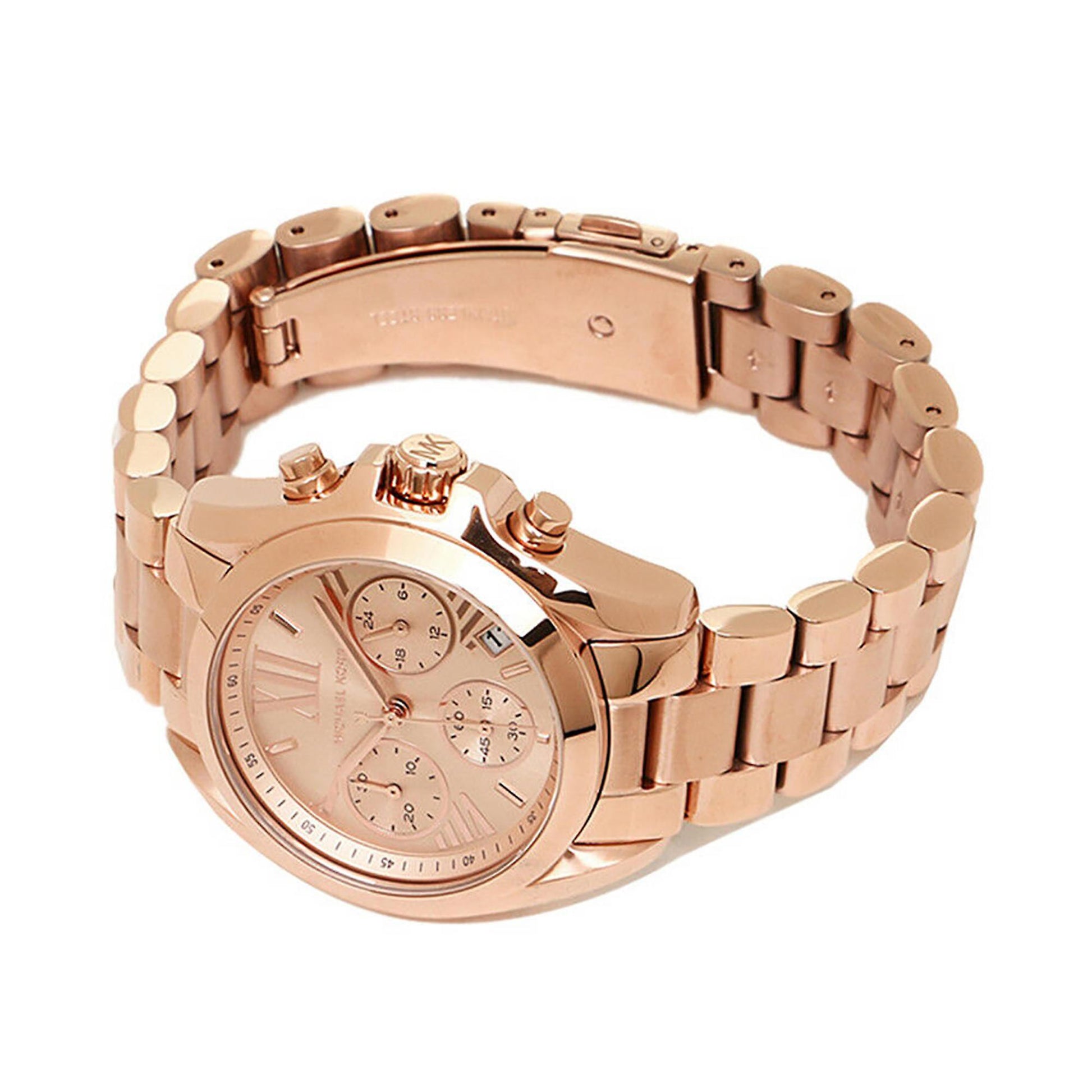 Buy Michael Kors Womens Chronograph Quartz Stainless Steel Rose Gold Dial 36mm Watch - Mk5799 in Pakistan