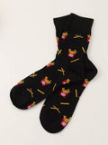 Buy Shein 1pair French Fries Pattern Socks in Pakistan