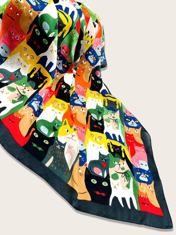 Buy Shein Cat Pattern Bandana in Pakistan