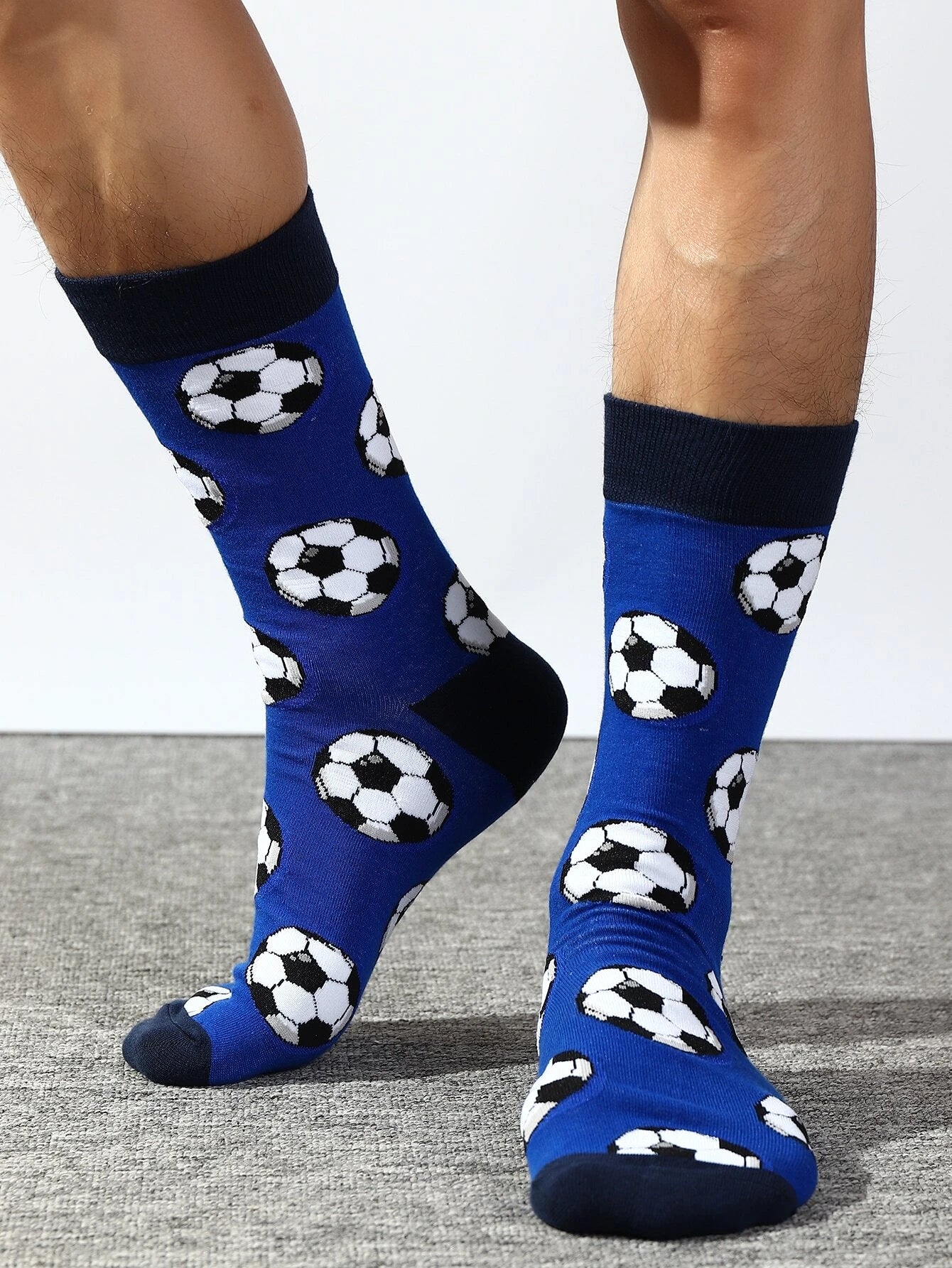 Buy Shein Men Soccer Pattern Socks in Pakistan