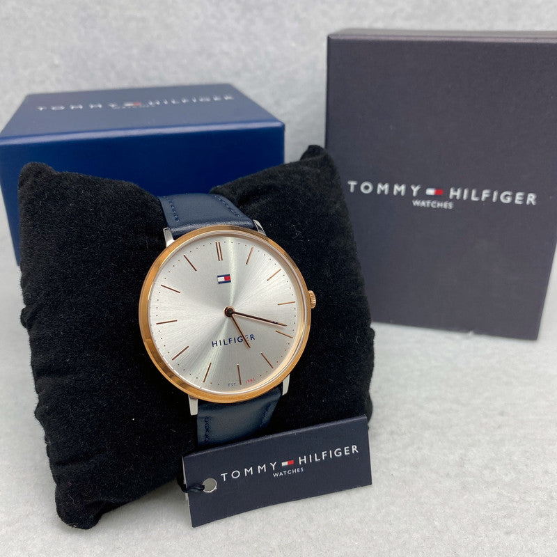 Buy Tommy Hilfiger Ultra Slim White Dial Blue Leather Strap Watch for Women - 1781689 in Pakistan