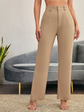 Buy Shein Solid Straight Leg Pants in Pakistan